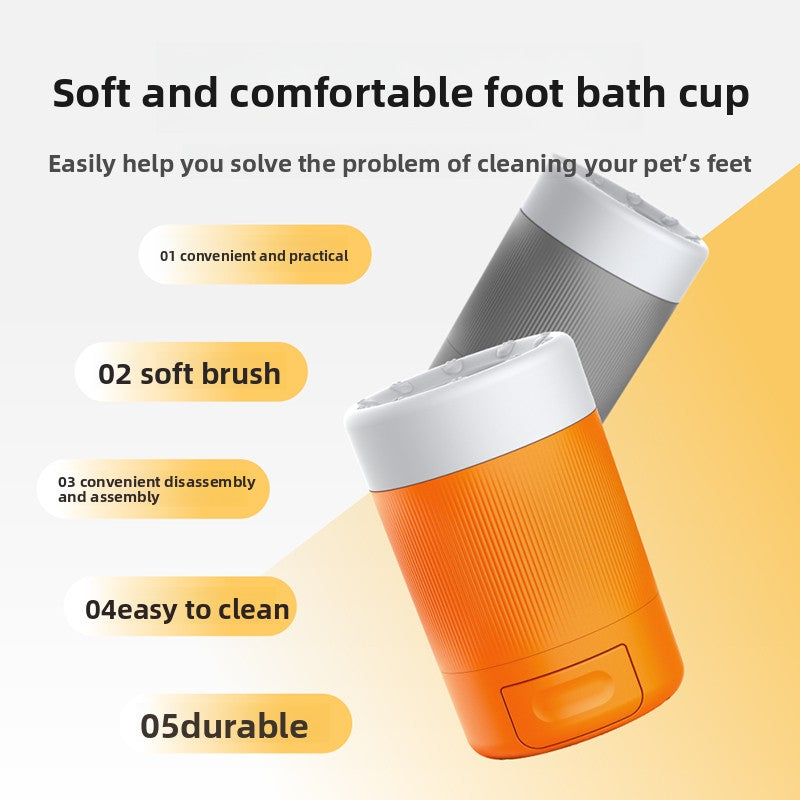 IP67 Waterproof Dog Paw Washer Cup, Motorised or Manual