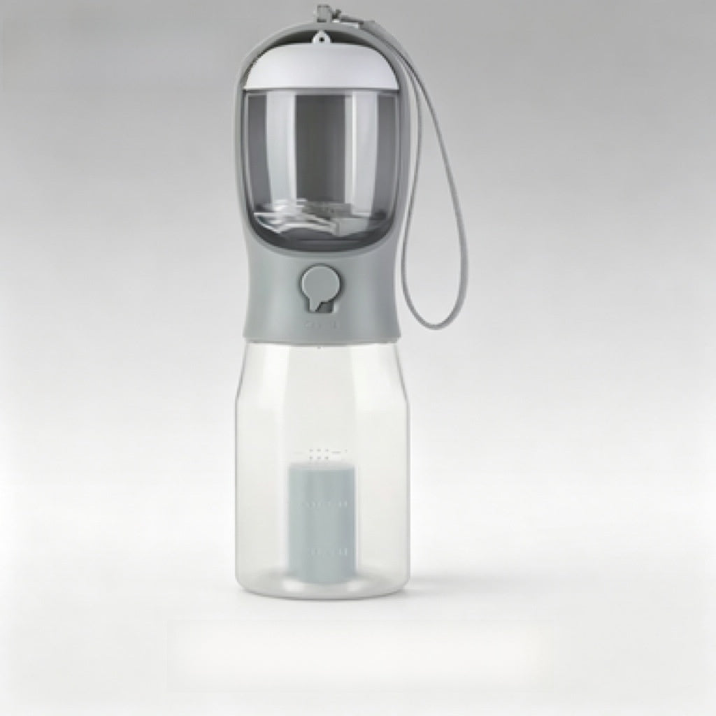 Portable Foldable Pet Drinking Cup, 300ml No-Spill Outdoor Water Feeder for Dogs and Cats