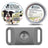 Pet Cat Dog Button Silicone Collar