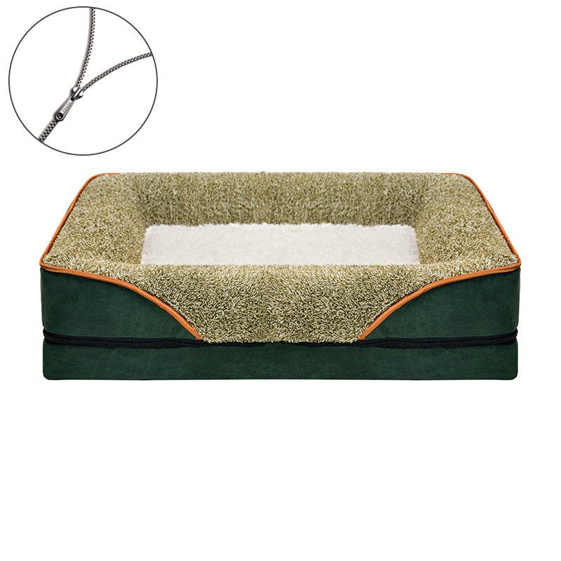 Removable cover sofa bed for dogs and cats, alternative angle view