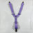 Adjustable elastic dog diaper suspender strap in plaid pattern, view 101