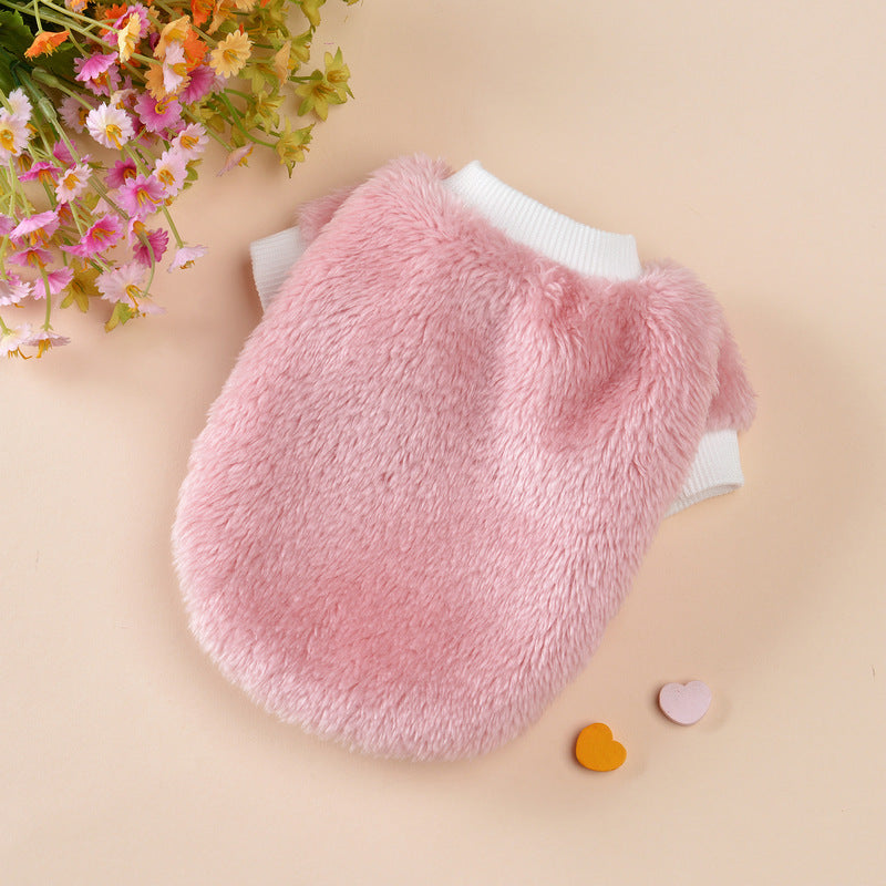 Velvet fleece winter jumper for dogs and cats, available in 5 colours, image 11
