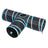 Foldable three-way cat tunnel toy in Black and Blue Stripe Tunnel