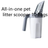Detachable Pet Litter Scooper for Cats and Dogs with Bags