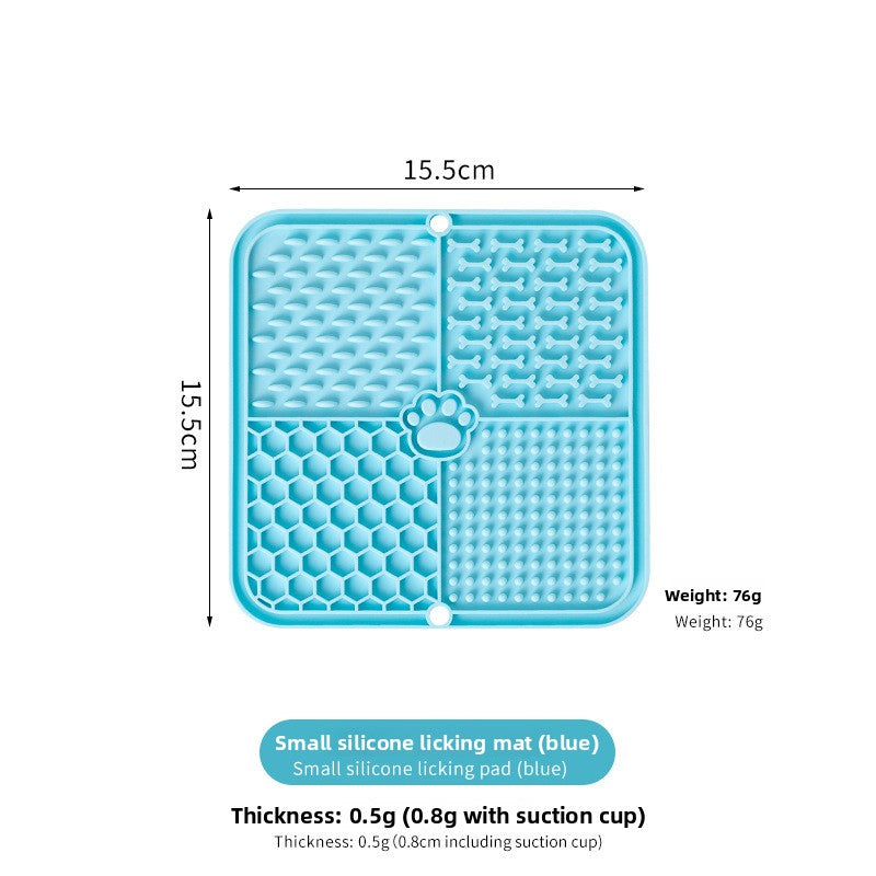 Silicone Slow Feeder Mat for Cats and Dogs