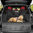 Waterproof dog car boot liner protector, shown in 2 colours and styles