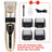 Cordless pet hair clipper with comb guides in Gold Standard, 600mAh Built-In Battery, size Standard