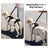 Black three-section support harness for senior large dogs, product image 2