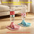 Non-Electric Portable Cat Water Fountain Dispenser in PP, Pink or Blue, Bottle Optional