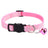 Colourful paw print cat collar with little bell, product image 8