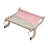 Wall mounted wooden cat hammock with removable padded mat, view 5 of 12