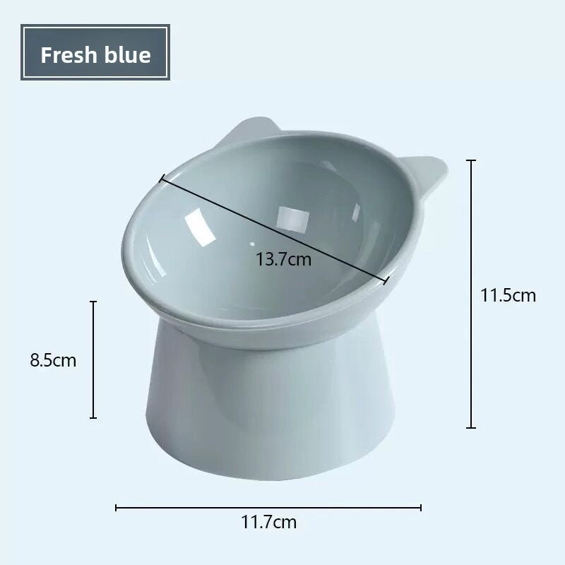 Cat Bowl Double Bowl Anti-Spill Pet Food Bowl