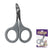 Stainless Steel Pet Nail Clippers with Ergonomic Handle