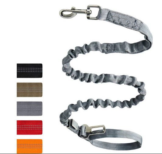 Tactical nylon dog harness with metal buckles in desert camo, view 47