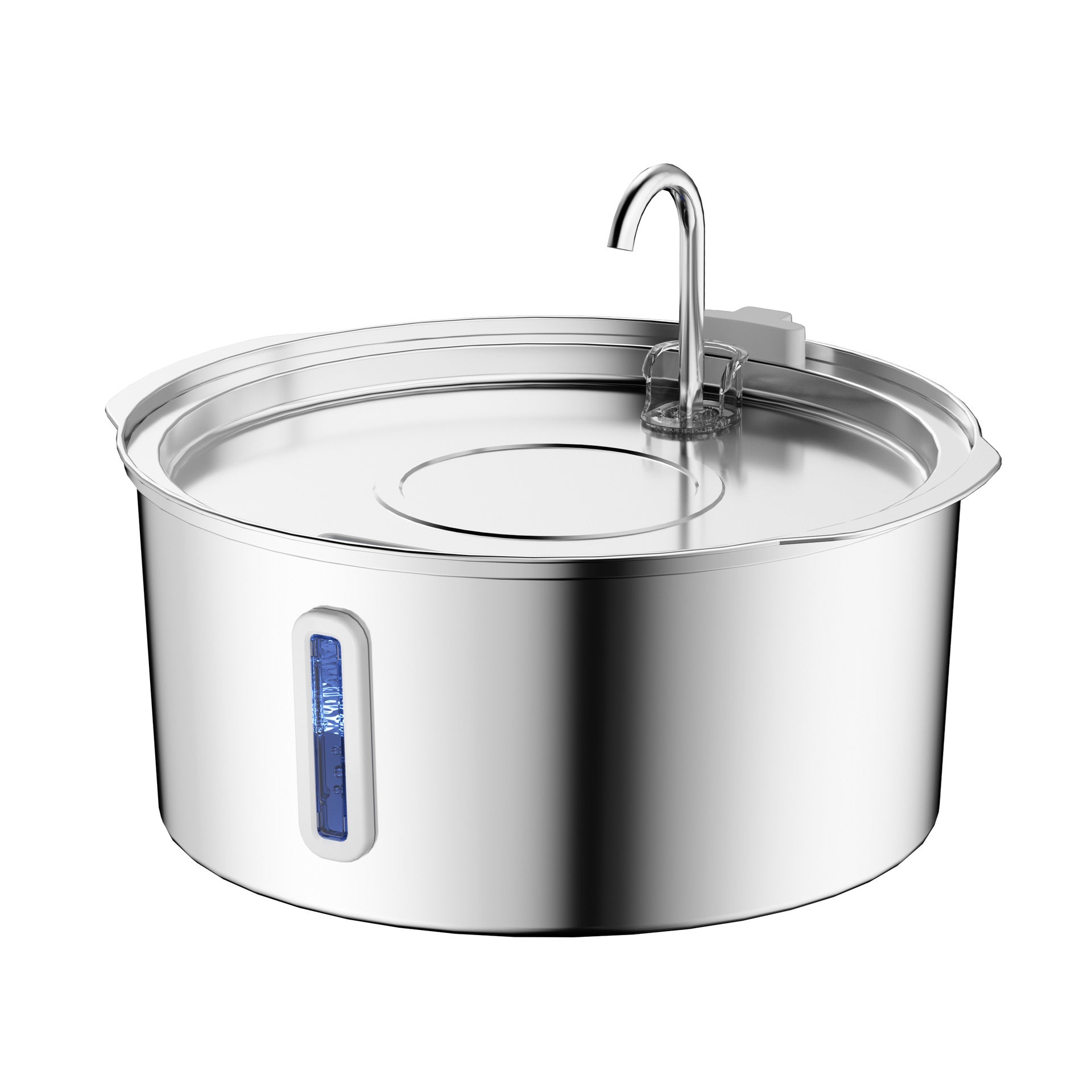 304 Stainless Steel 7L Pet Water Fountain with Detachable Design and Faucet Options