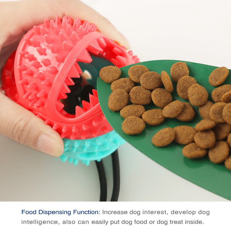 TPR suction cup dog chew toy with pull rope ball from Pet Royale, photo 3 of 9
