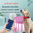 App controlled LED dog collar showing scrolling text display, product image 1