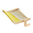 Wooden cat hammock bed hanging on a window