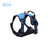 H shape reflective dog harness for medium and large dogs in black, view 13