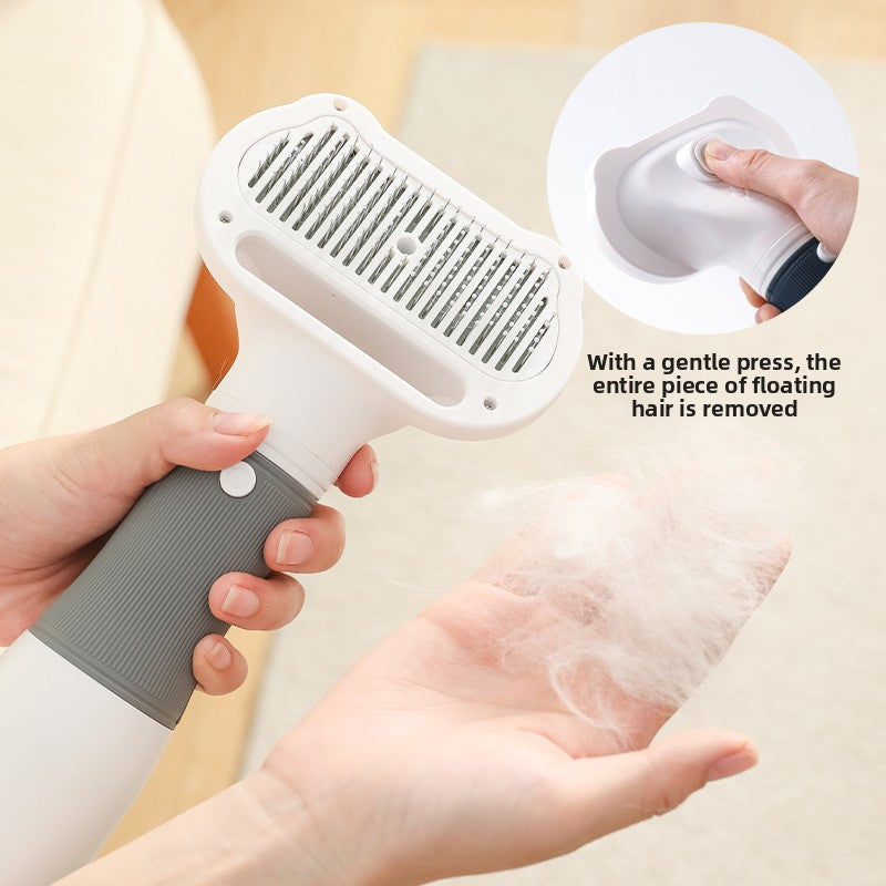 3-in-1 Pet Hair Dryer and Deshedding Brush for Dogs and Cats