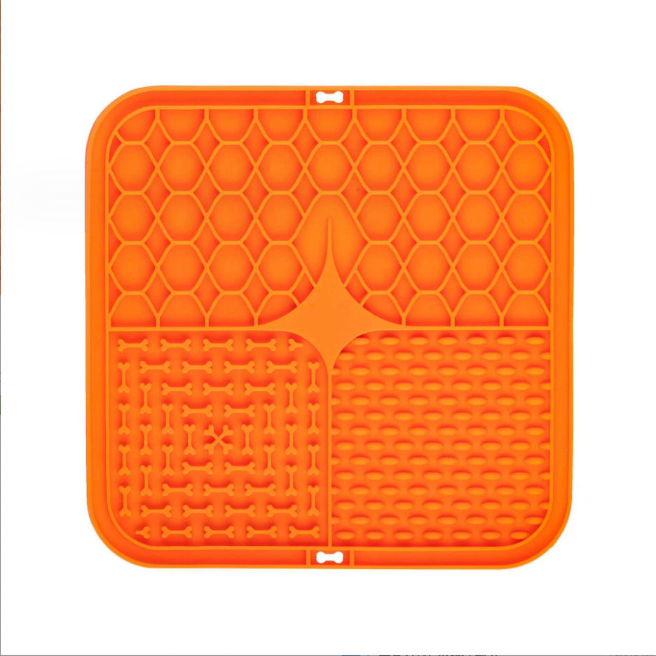 Silicone lick mat slow feeder with suction base, photo 22 of 23
