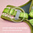 Patterned dog harness with ID tag in purple heart print, product image 3