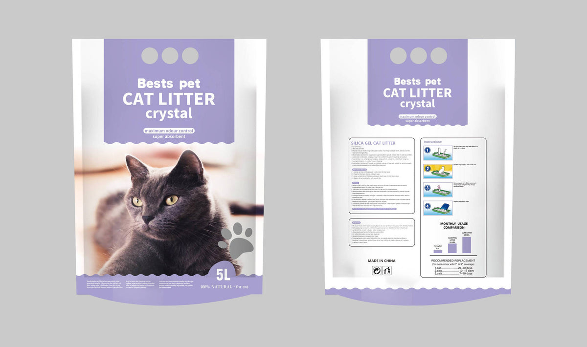 Crystal Cat Litter 5L Bag, Choice of Absorption Levels