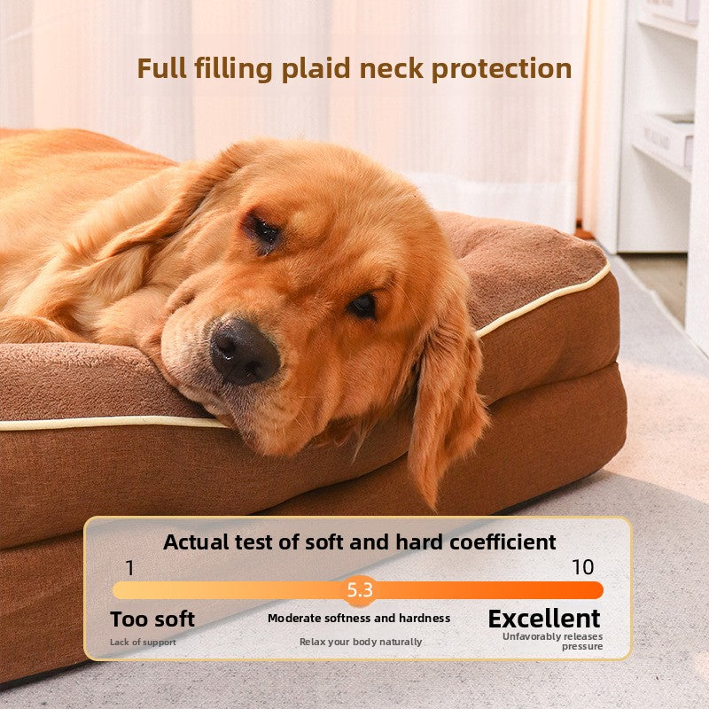 Removable Washable Memory Foam Pet Sofa Bed
