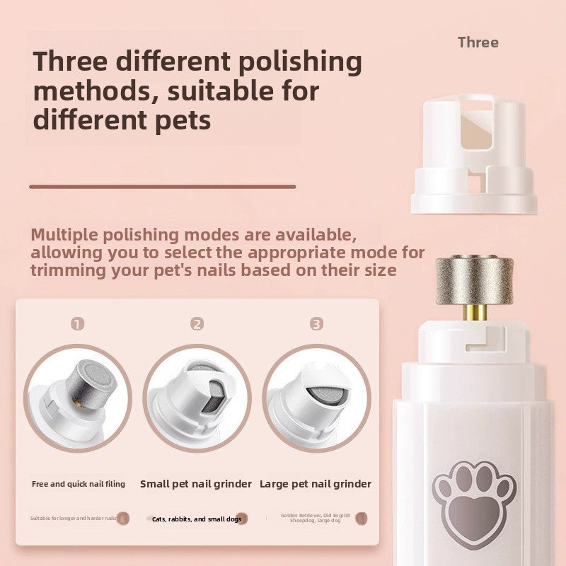 Electric Pet Nail Grinder for Dogs, Cats, Rabbits and Small Pets