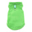 Soft hooded pet sweatshirt with pocket in Green, in use with a pet