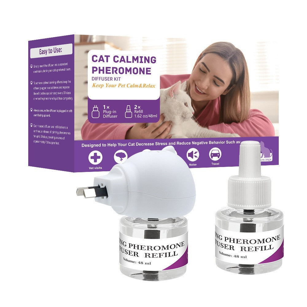 Pet Calming Plug-In Diffuser for Dogs or Cats, UK Plug