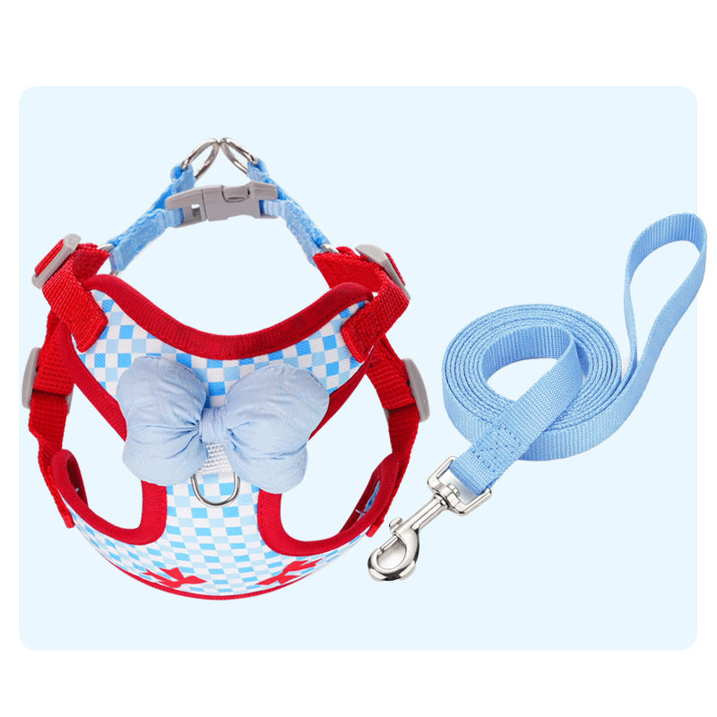 Breathable mesh X-harness with reflective strips, main product photo