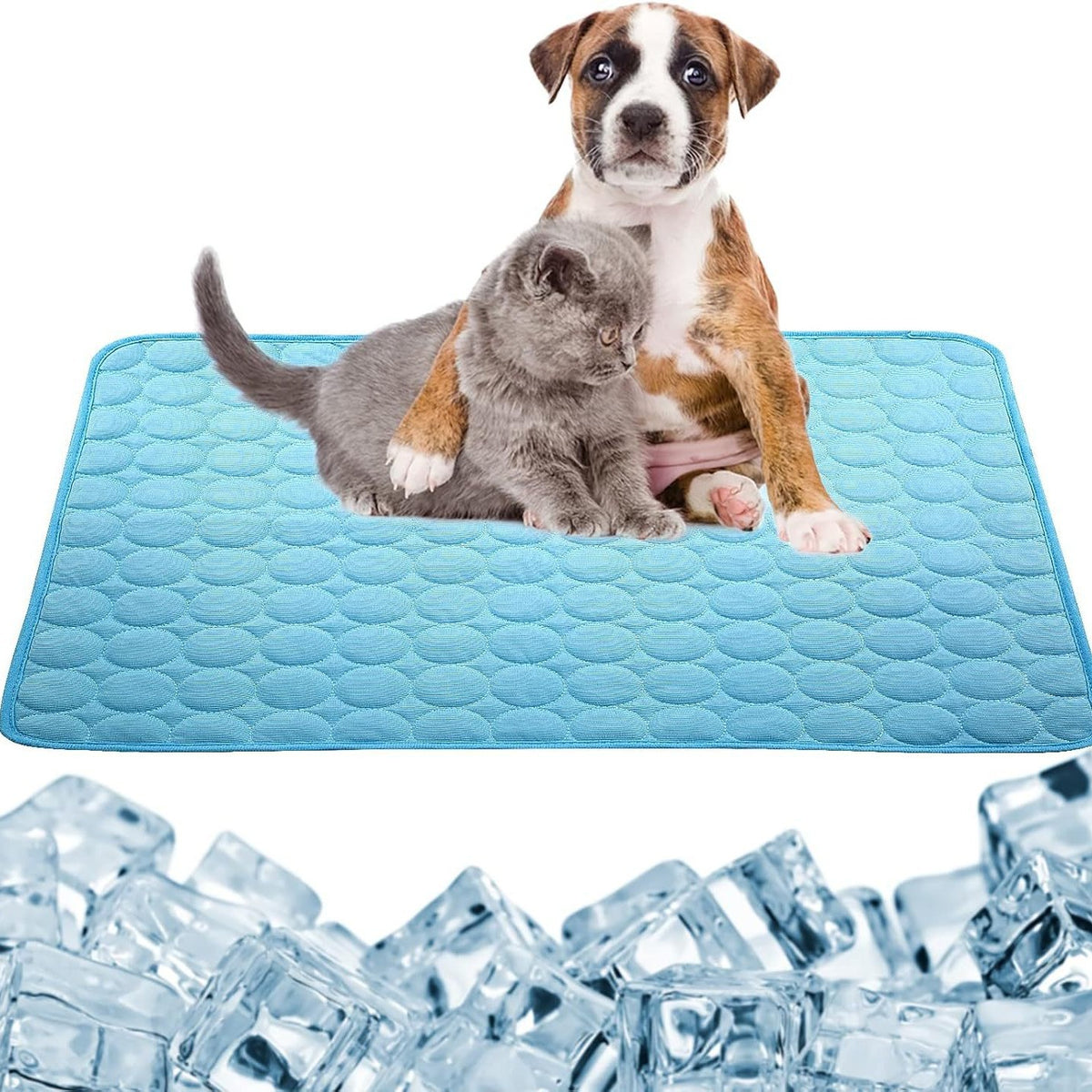 Ice silk cooling mat with waterproof layer, main product photo