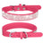 Sparkly rhinestone collar for cats and dogs, available from Pet Royale UK