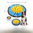 Dog puzzle snuffle mat for slow feeding and mental stimulation - view 8