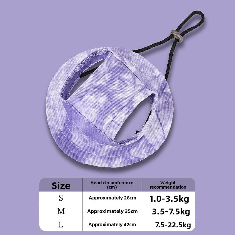 Dog and cat sun bucket hat with ear holes, available in 13 colours, image 20