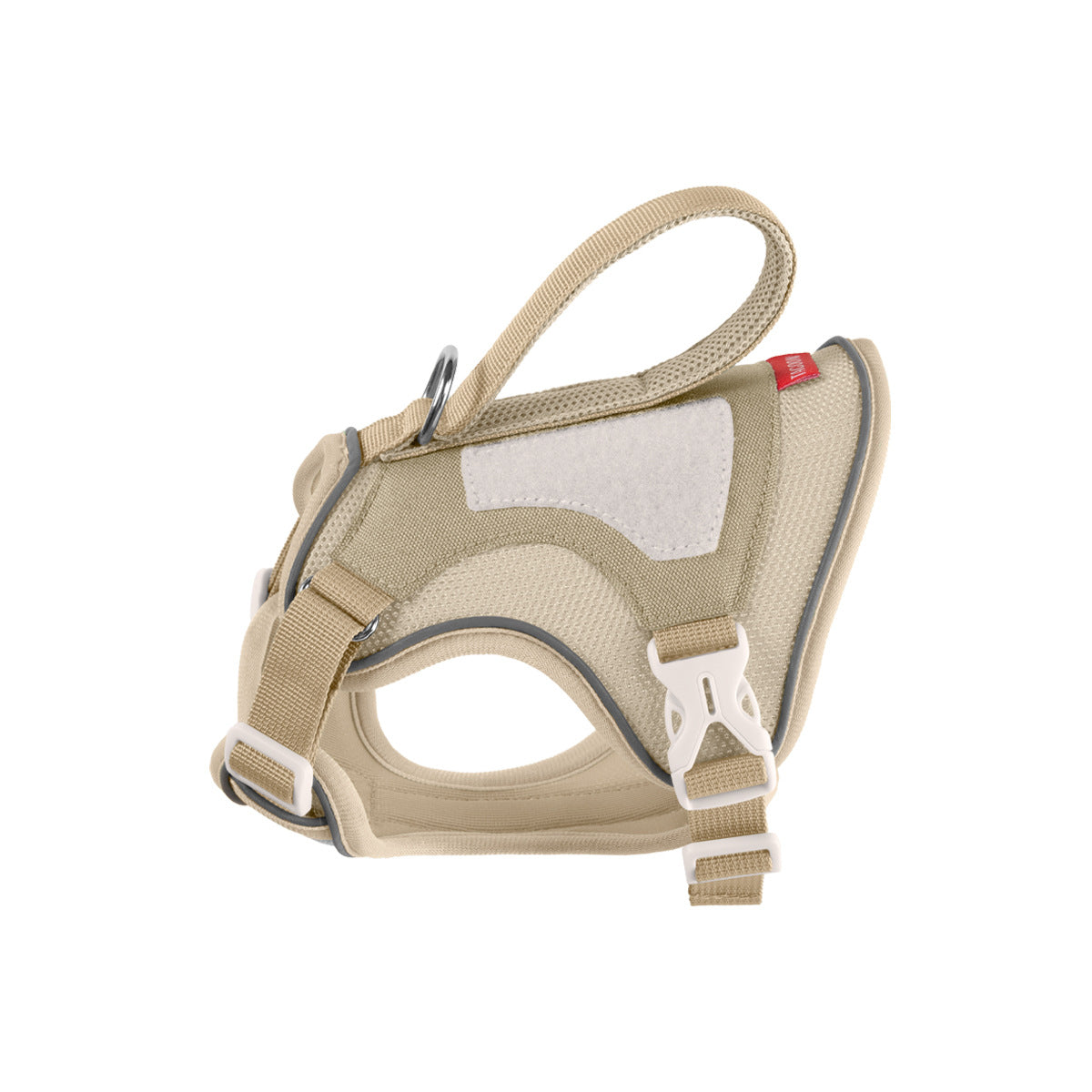 Reflective nylon harness for cats and small dogs in olive green, product image 13