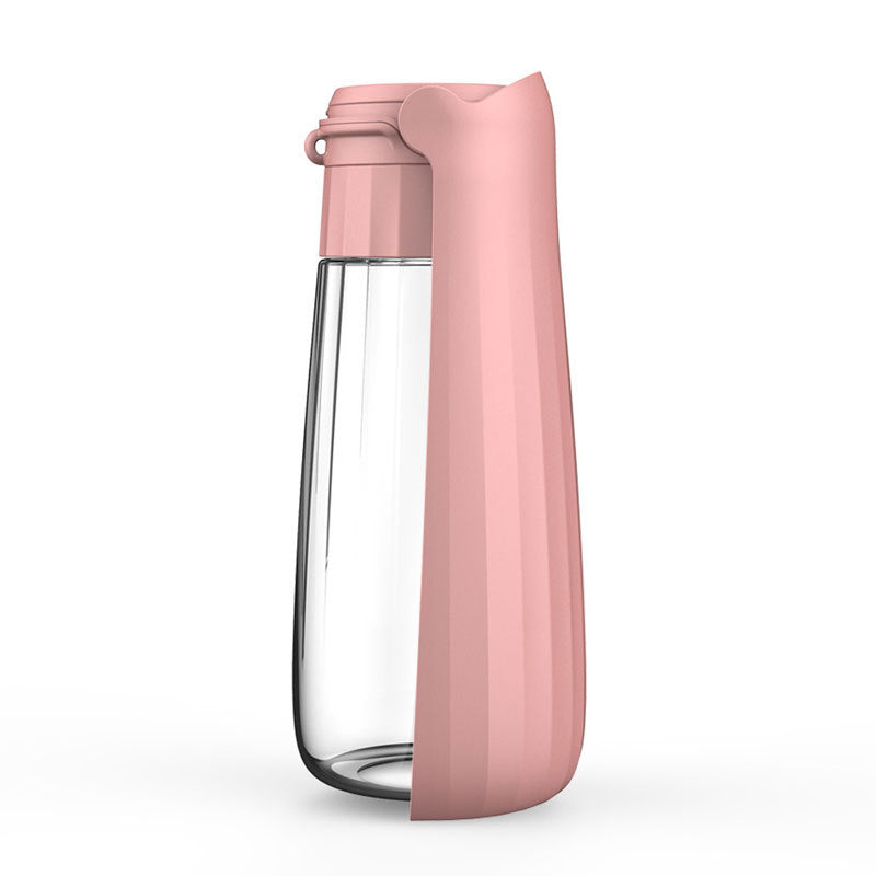 Foldable Outdoor Pet Water Cup with Leakproof Seal, 550ml and 800ml, for Walks