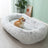 Extra Large Plush Pet Bed and Sofa Mat, Removable Washable