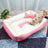 Stain-resistant dog and cat bed in five sizes, additional product photo