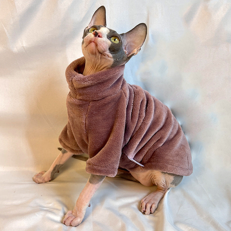 Thick velvet Sphynx cat jumper, available in 10 colours, image 30