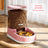 Gravity-Fed Automatic Pet Water Dispenser and Food Feeder Set, 3500ml Large Capacity