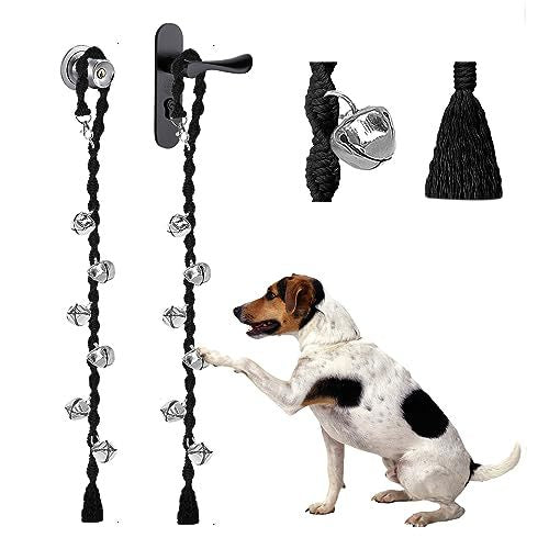 Dog potty training doorbell hanging on cotton rope, product image 5