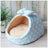 Enclosed Pet Kennel House with Soft Cushion for Dogs and Cats