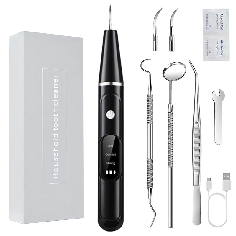 Ultrasonic Pet Tooth Cleaner for Dogs and Cats, USB Rechargeable Home Dental Care Kit