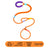 Bright nylon dog lead in vivid colour, product image 22