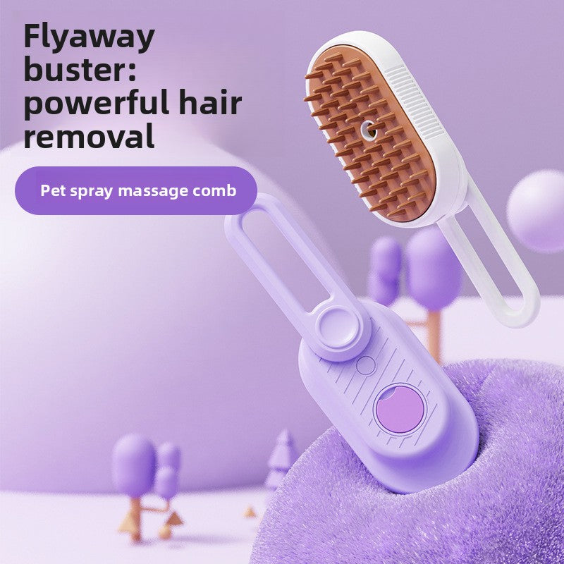 Pet Spray Brush for Dogs and Cats, Gentle Mist Massage Comb
