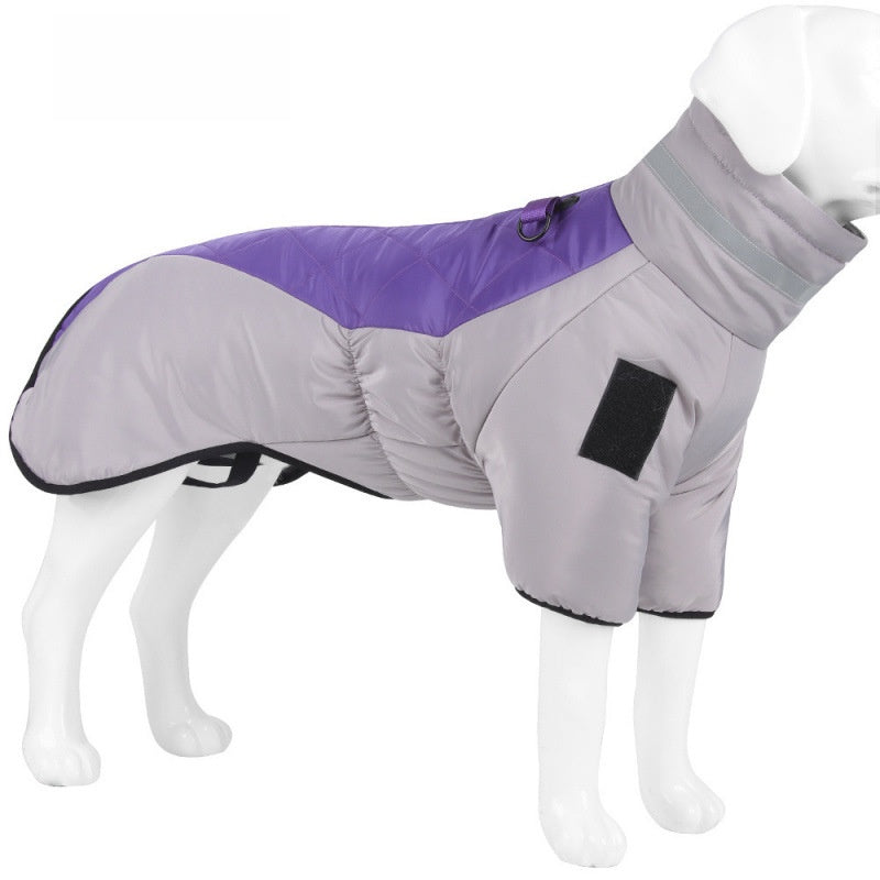 Reflective cape style dog winter coat, available in 4 colours, image 20