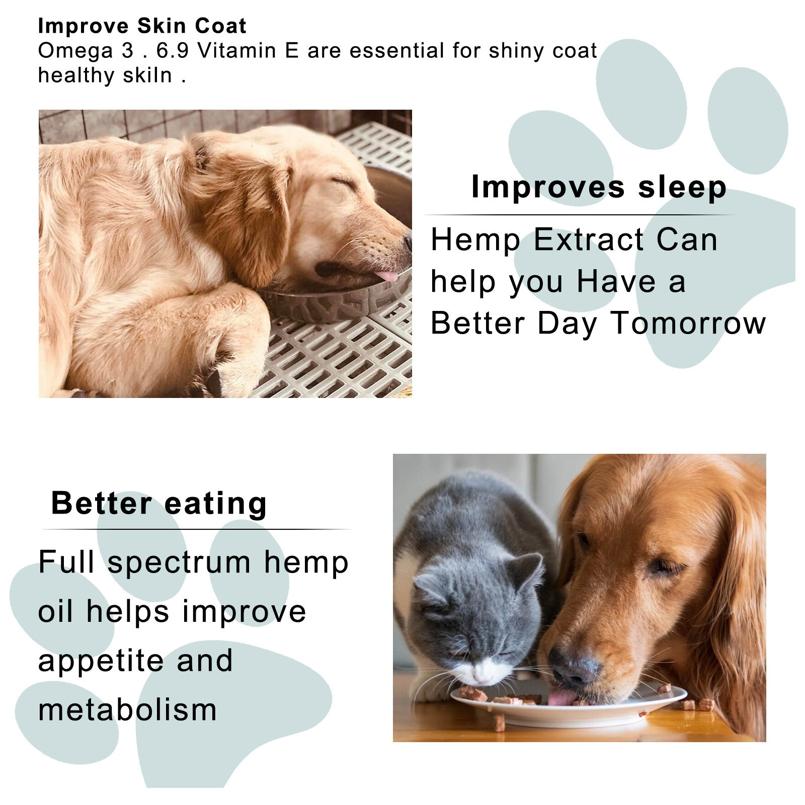 Plant-Based Pet Coat Oil, Nourishing Grooming and Massage Oil