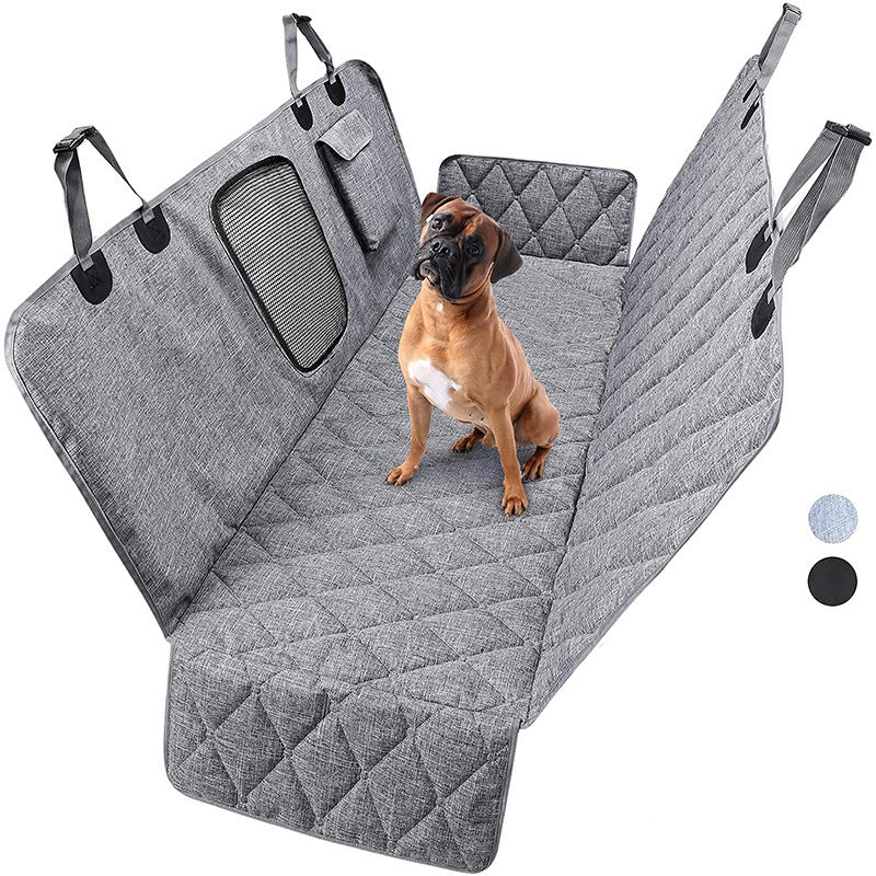 Waterproof Oxford dog car seat cover with zip sections, photo 9 of 12